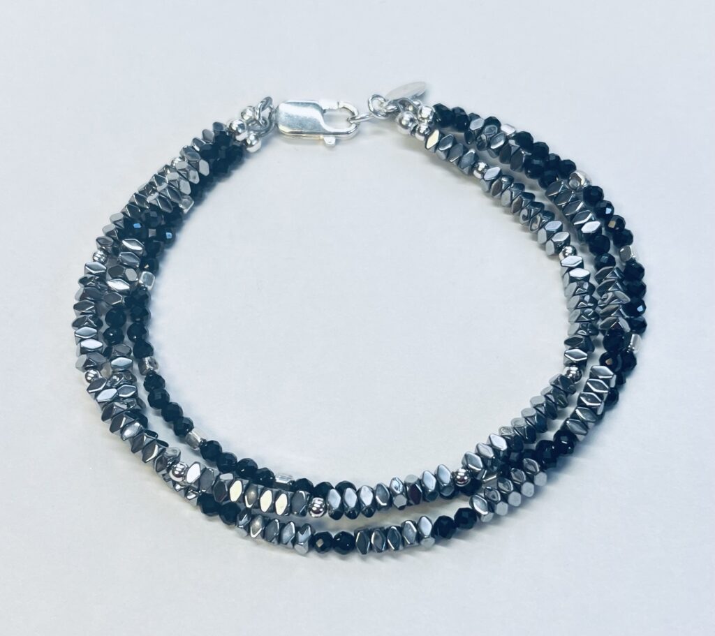 Silver Night bracelet