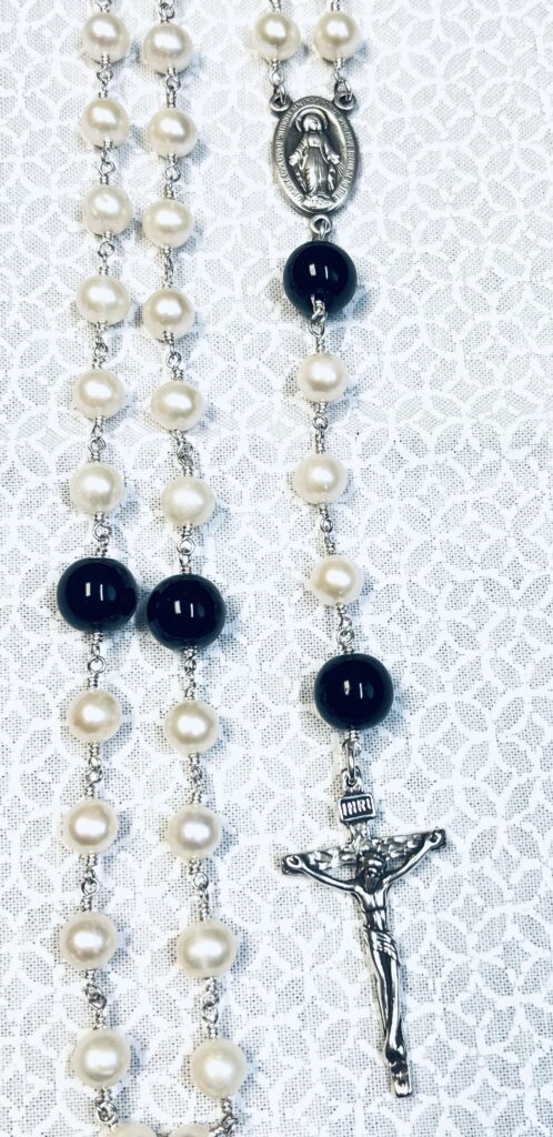 Rosary with pearls