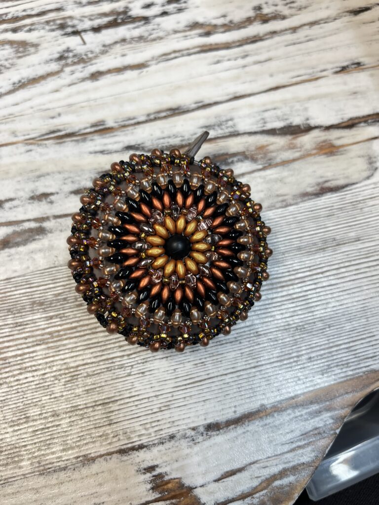 Measuring tape, purple & pumpkin